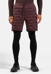 Odlo Zeroweight Insulator Laufshorts für Herren - Skilanglauf, Running - maron, S