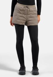 Odlo Zeroweight Insulator Laufshorts für Damen - Skilanglauf, Running - beige, XS