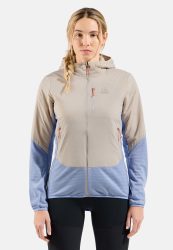 Odlo Ascent Hybrid Isolationsjacke für Damen - Wandern, Casual Comfort - beige, M