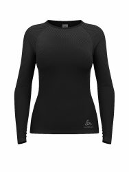 ODLO Damen Laufwäsche Shirt Performance Light Base Layer  schwarz | M