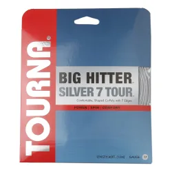 Tourna Silver7 Tour Saitenset 12m - Silber