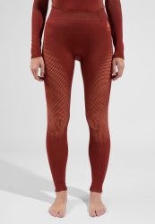 Odlo Performance Warm Base Layer Tights für Damen - Skilanglauf, Ski & Snow - rot, XS