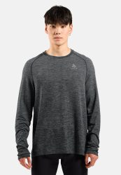 Odlo Essential Seamless Langarm-Laufshirt für Herren - Training, Running - grün, S