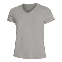 NEO Flyweight V-Teeme Laufshirt Damen - Grau