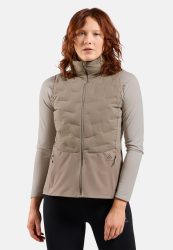 Odlo Zeroweight Insulator Laufweste für Damen - Skilanglauf, Running - beige, XL
