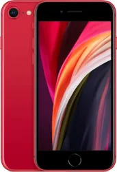 Apple iPhone SE 2 (2020) 64GB Rot  - guter Zustand mit Ladekabel Lightning (Trade)