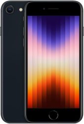 Apple iPhone SE 3 (2022) 128GB Mitternacht  - guter Zustand mit Ladekabel Lightning (Trade)