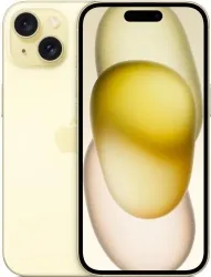 Apple iPhone 15 128GB Gelb  - akzeptabler Zustand mit Ladekabel (Trade)