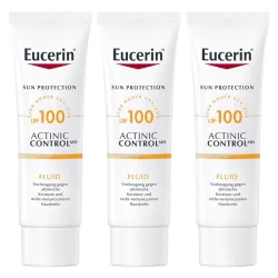 Eucerin Sun Actinic Control Fluid LSF 100 3x 80 ml