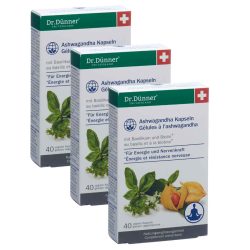Dr. Dünner Ashwagandha Energie+Nerven Kapseln 3x 40 Stück