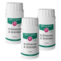Vitaminplus Echinacea & Grüntee Kapseln 3x 90 Stück