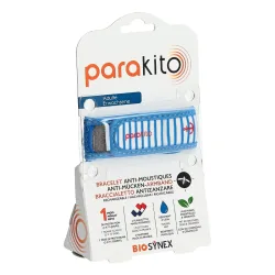 parakito Mückenarmband Erwachsene Optik marineblau (1 Stk)