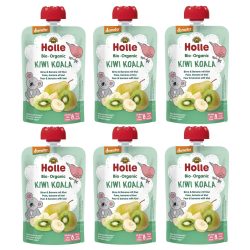 Holle Kiwi Koala Pouchy Birne Banane Kiwi 6x 100 g