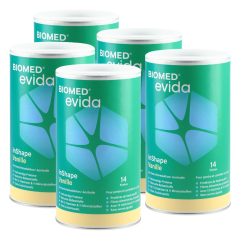 Biomed Evida InShape Pulver Vanille 5x 420 g ohne Shaker