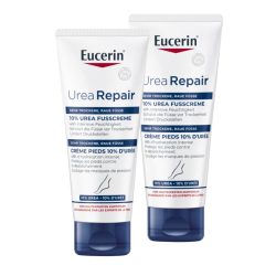 Eucerin Repair Fusscreme 10 % Urea 100 ml Duo ohne Fussfeile
