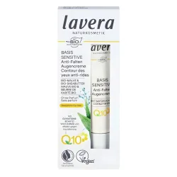 Lavera Basis Sensitive Anti-Falten Augencreme Q10 15ml