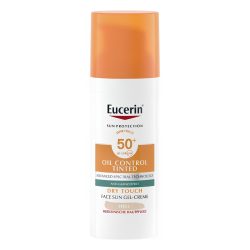 Eucerin - Sun Face Oil Control Gel-Creme Tinted hell LSF 50+, 50 ml