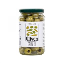 Mahler grüne Oliven Bio ohne Stein 170 g
