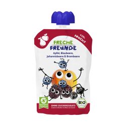 Freche Freunde Quetschie Apfel, Blaubeere, Johannisbeere & Brombeere 100 g