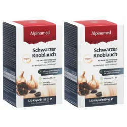Alpinamed Schwarzer Knoblauch Kapseln 2x 120 Stück