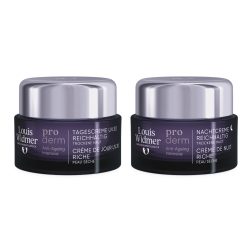 Louis Widmer Proderm Tages- und Nachcreme reichhaltig ohne Parfum - Duo Angebot