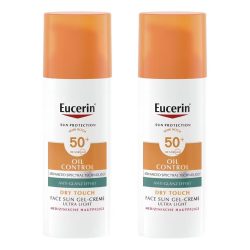 Eucerin Sun Face Oil Control Gel-Creme LSF 50+ 2x 50 ml