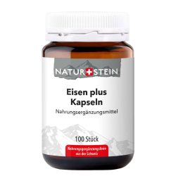 Naturstein Eisen plus Kapseln 100 Stück