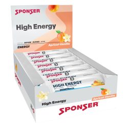 SPONSER - Energy Riegel, High Energy Bar Aprikose Vanille 30x45g, 45g