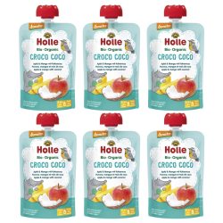 Holle Croco Coco Pouchy Apfel Mango Kokosnuss 6x 100 g