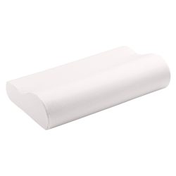Elsa Nackenkissen 50x11 cm inkl. Velousbezug weiss