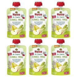 Holle Fennel Frog Pouchy Birne Apfel Fenchel 6x 100 g