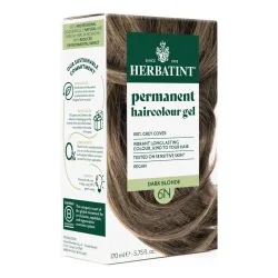 Herbatint Permanentes Haarfärbegel, Dunkelblond (6N), 100 % Grauhaar Abdeckung
