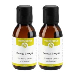 Vitaminplus Omega-3 Algenöl vegan 2x 100 ml