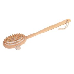 Croll & Denecke Cellulite-Bürste mit Holznoppen | 43.5 cm
