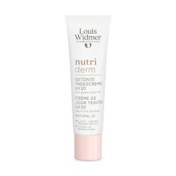 Louis Widmer Nutriderm getönte Tagescreme UV 20 Natural 30 ml ohne Parfum