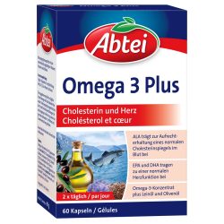 Abtei Omega-3 Plus 60 Kapseln