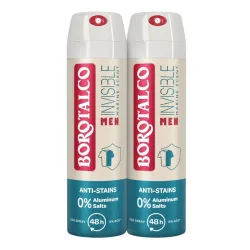Borotalco - Deo Men Invisible Spray Duo, 2 x 150 ml