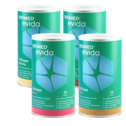 Biomed Evida InShape 4er Kombi alle Sorten ohne Shaker