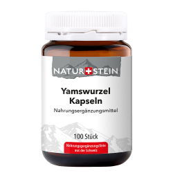 Naturstein Yamswurzel Kapseln 100 Stück