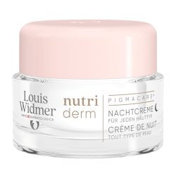 Louis Widmer - nutriderm pigmacare® Nachtcreme ohne Parfum, 50 ml