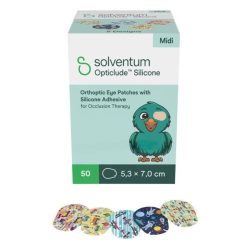 Solventum Opticlude Midi 5.3x7 cm Silicon Augenpflaster Boys 50 Stück