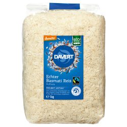 Davert Echter Basmati Reis weiss Demeter 1 kg
