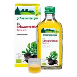 Schoenenberger Schwarzrettich Frischpflanzensaft Bio 200 ml