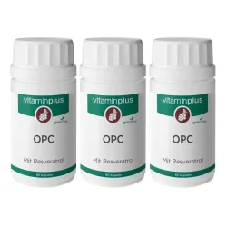 Vitaminplus OPC & Resveratrol Kapseln 3x 90 Stück