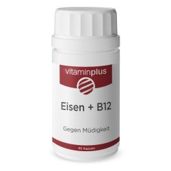 Vitaminplus Eisen + Vitamin B12 vegan Kapseln 60 Stück