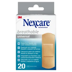 3M NEXCARE Breathable Universal Pflaster 25x72mm 20 Stück