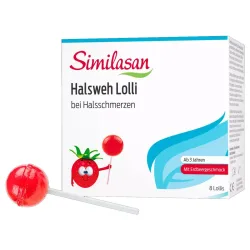 Similasan Halsschmerzen Lutschbonbons mit Erdbeergeschmack
