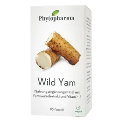 Phytopharma Wild Yam Kapseln 80 Stück
