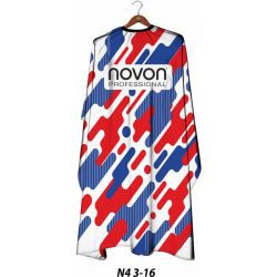 Novon Professional Cape Colour Line White/Red/Blue - N403 16