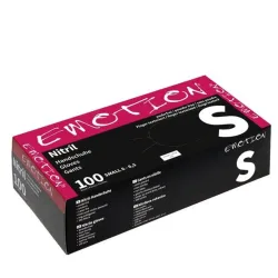 Efalock Nitril Handschuhe S ungepud.schwarz